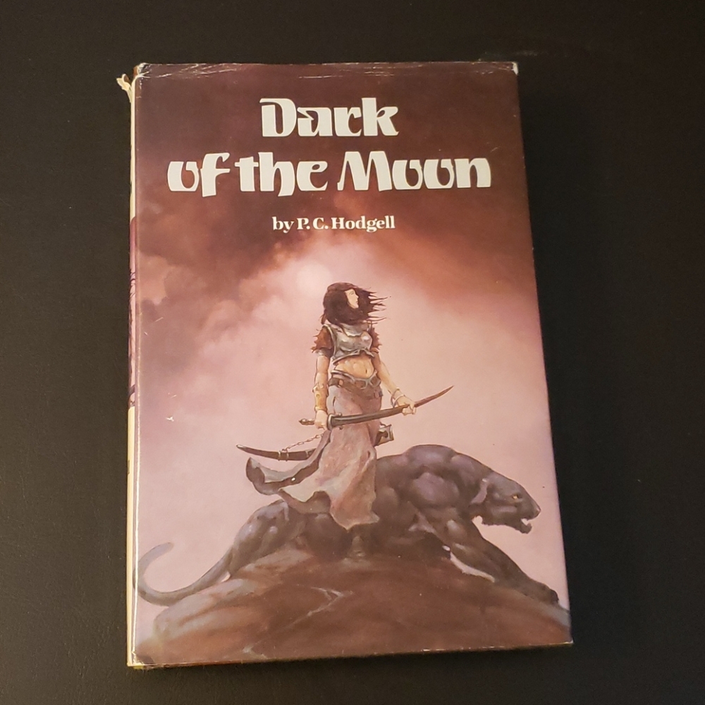 Dark of the Moon Hardcover Book by P.C. Hodgell copyright 1985